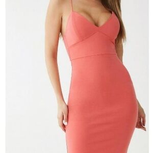 Forever 21 Y-back bodycon knee-length dress